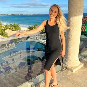 Casual black bodycon dress | Wild Fable